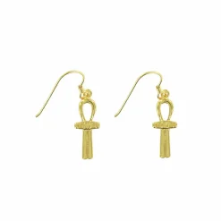 Boucles D'Oreilles<Boutiques de musées Boucles d'oreilles Signe de vie - Plaqué or