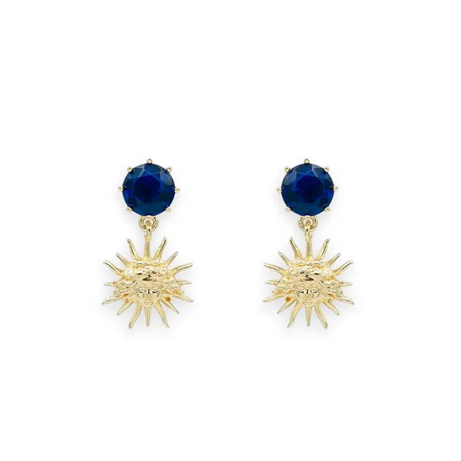 Boucles D'Oreilles<Boutiques de musées Boucles d'oreilles Soleil Dormeuses - Les Néréides