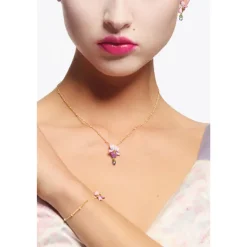 Boutiques de musées Boucles d'oreilles à tiges Violette - Les Néréides Discount
