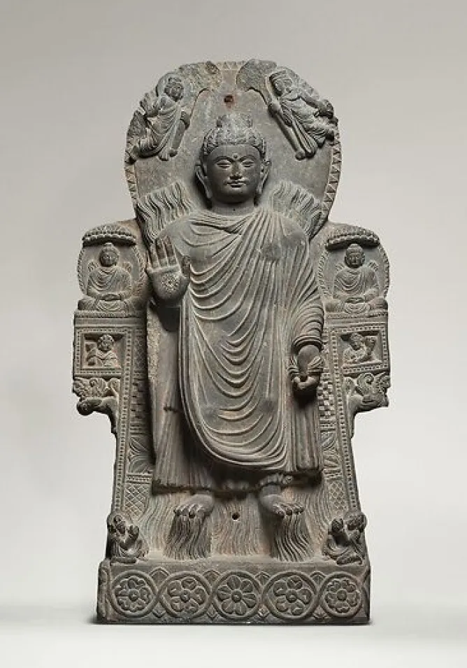 Boutiques de musées Bouddha au grand miracle (le miracle de Shravasti) (toiles encadrées) Online