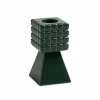 Boutiques de musées Bougeoir Stack Vert - Ø 5 cm Discount