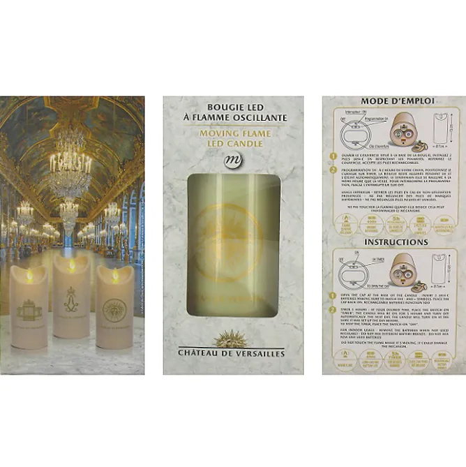 Boutiques de musées Bougie à flamme oscillante "Roi soleil" Best