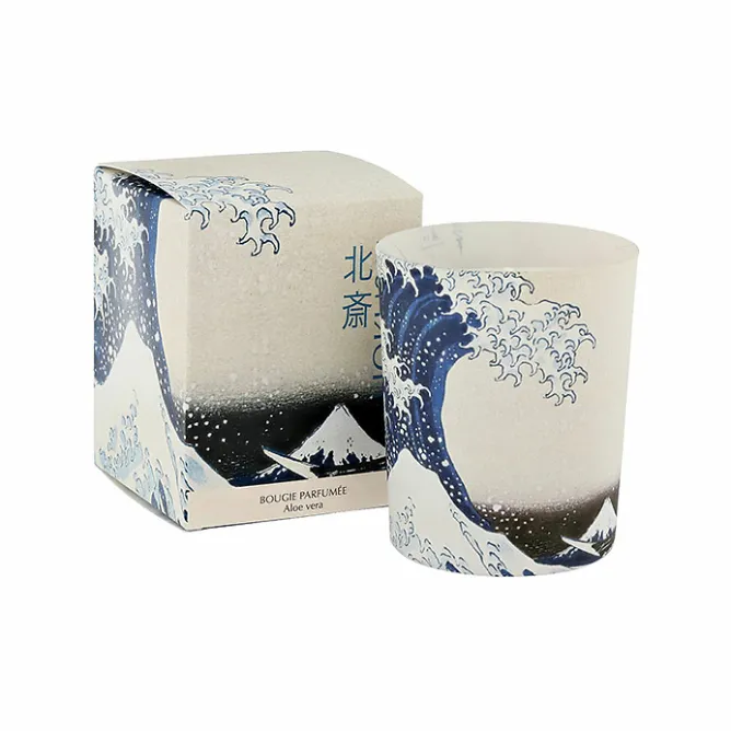 Senteurs<Boutiques de musées Bougie parfumée Aloe vera - Hokusai