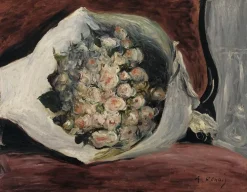 Boutiques de musées Bouquet dans une loge (toiles sur châssis) New