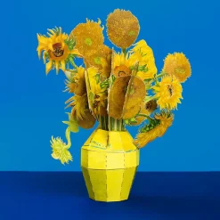 Boutiques de musées Bouquet Pop-up en papier Vincent van Gogh - Tournesols Outlet