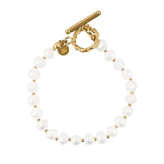 Boutiques de musées Bracelet Château de Versailles avec grandes perles d'eau douce - Les Cleias New