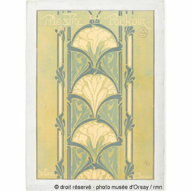 Boutiques de musées Bracelet jonc Art nouveau Bleu Best