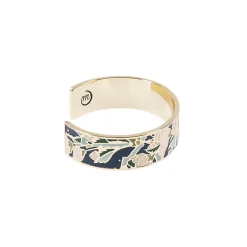 Boutiques de musées Bracelet jonc Hokusai - Cerisier et bouvreuil Discount