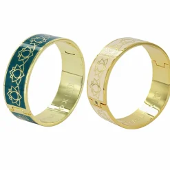 Boutiques de musées Bracelet Nymphéas graphique Blanc sable Outlet