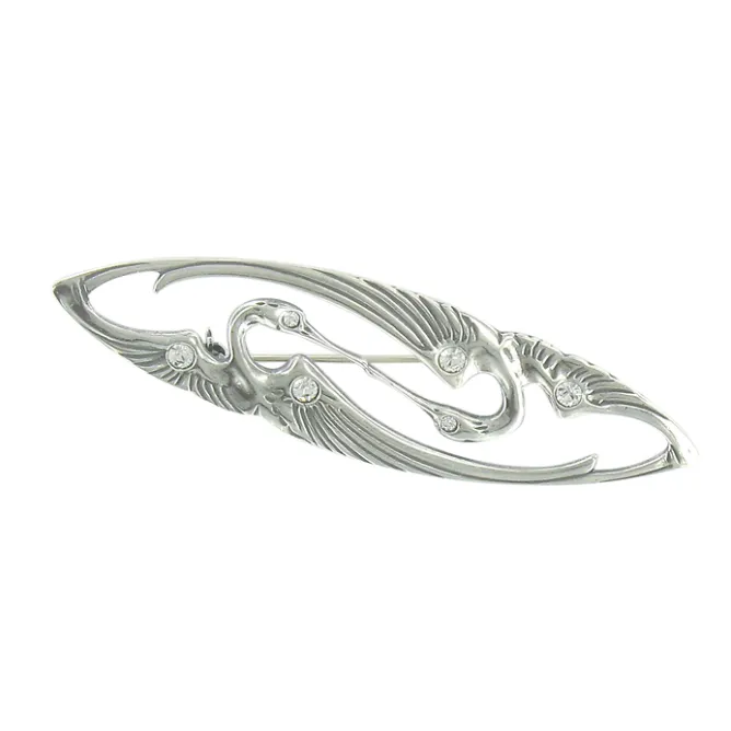Broches<Boutiques de musées Broche Art nouveau Cigogne