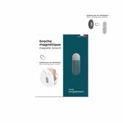 Broches<Boutiques de musées Broche magnétique oblongue argentée - Tout simplement,