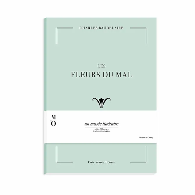 Boutiques de musées Cahier Charles Baudelaire - Les Fleurs du mal Outlet