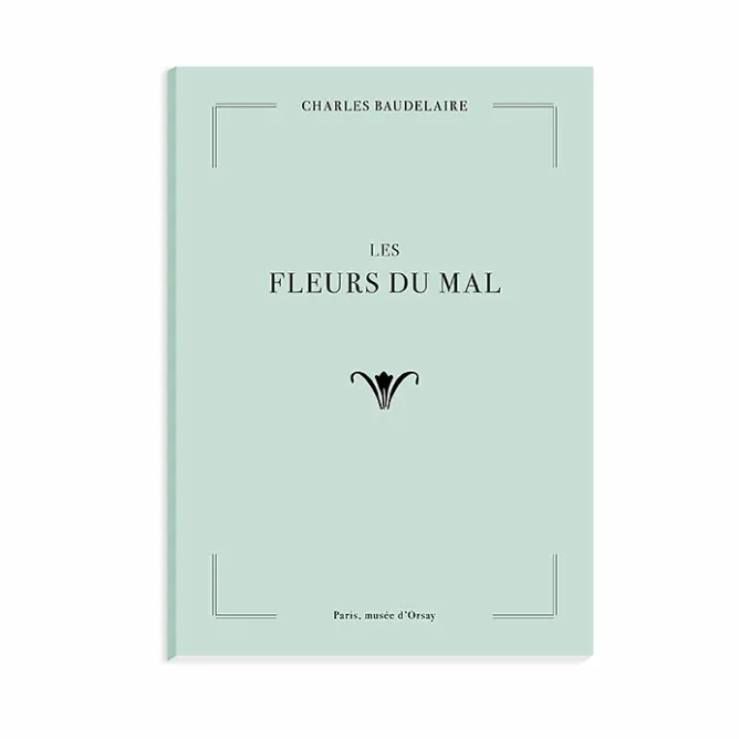 Boutiques de musées Cahier Charles Baudelaire - Les Fleurs du mal Outlet