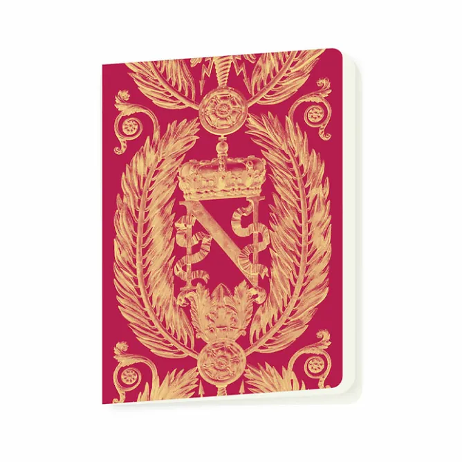 Boutiques de musées Cahier Château de Fontainebleau - Détail du motif central des pilastres de la grille de la cour d'honneur Outlet