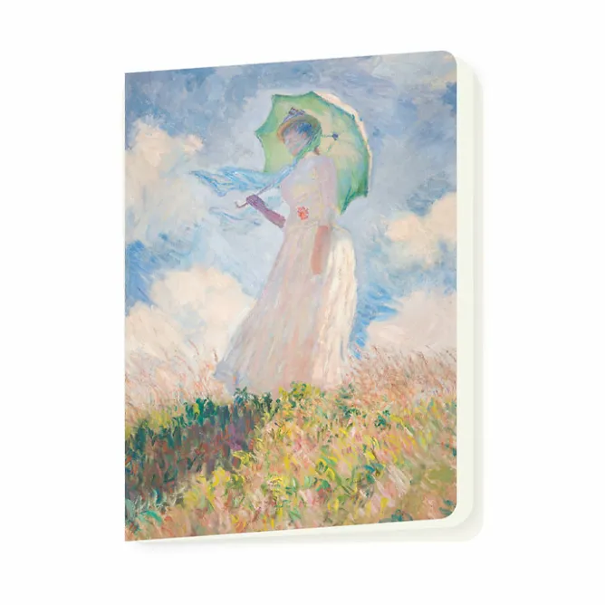 Boutiques de musées Cahier Claude Monet - Femme à l'ombrelle tournée vers la gauche New