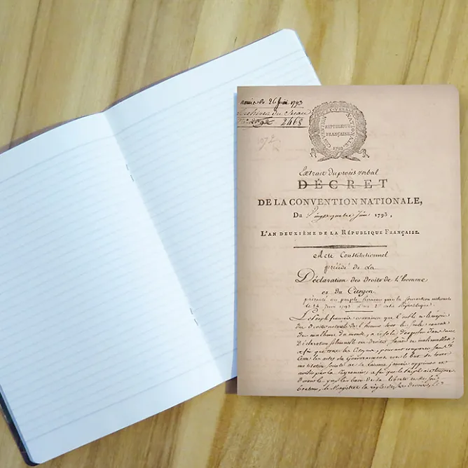 Boutiques de musées Cahier Déclaration des Droits de l'Homme et du citoyen Sale