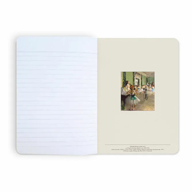 Boutiques de musées Cahier Edgar Degas - La classe de danse, vers 1873-1876 Online