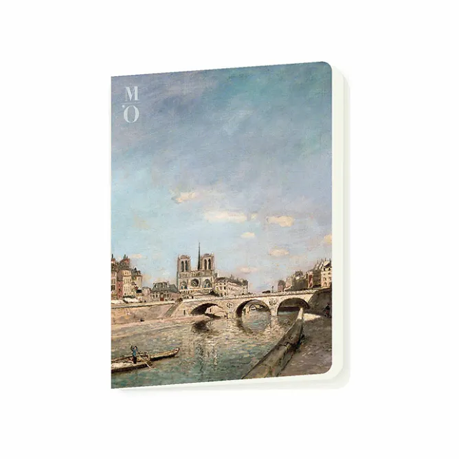Cahiers Et Carnets<Boutiques de musées Cahier Johan Barthold Jongkind - La Seine et Notre-Dame de Paris, vue du quai des Grands Augustins avec le pont Saint-Michel, 1864