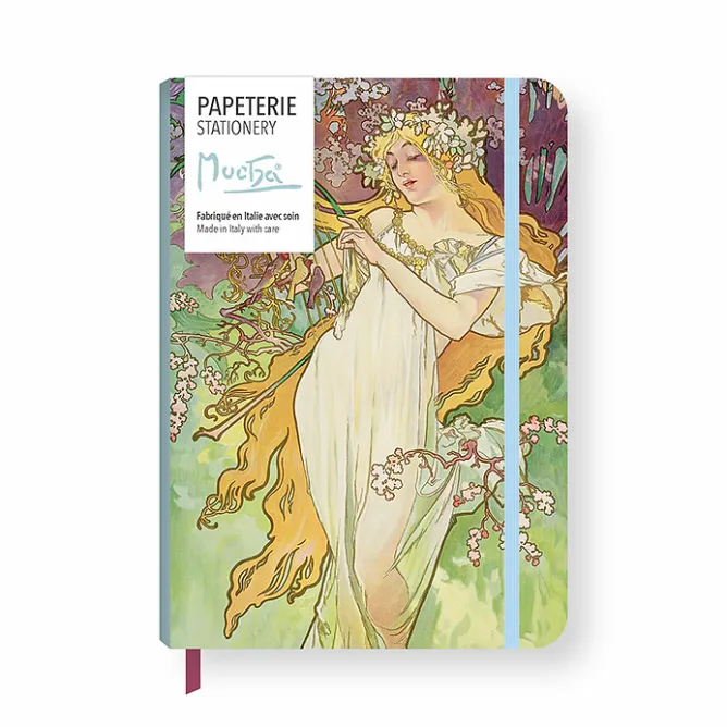 Boutiques de musées Cahier à élastique Alphonse Mucha - Le Printemps Online