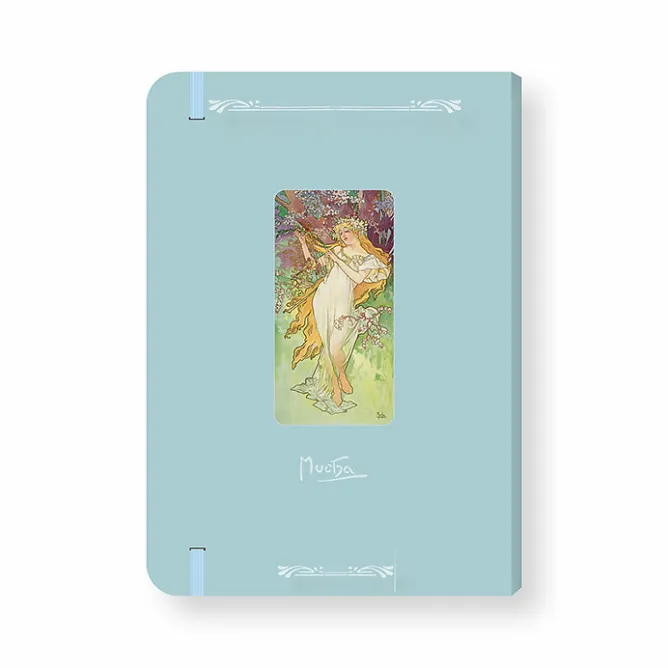 Boutiques de musées Cahier à élastique Alphonse Mucha - Le Printemps Online