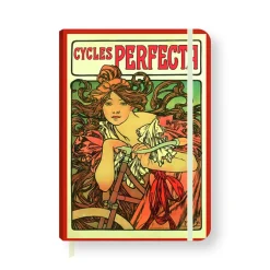 Cahiers Et Carnets<Boutiques de musées Cahier à élastique Alphonse Mucha - Cycles perfecta, 1902