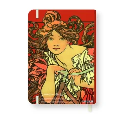 Cahiers Et Carnets<Boutiques de musées Cahier à élastique Alphonse Mucha - Cycles perfecta, 1902