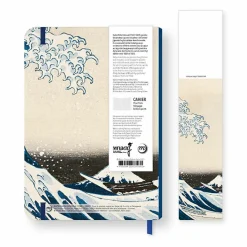 Boutiques de musées Cahier à élastique Katsushika Hokusai - La vague Discount