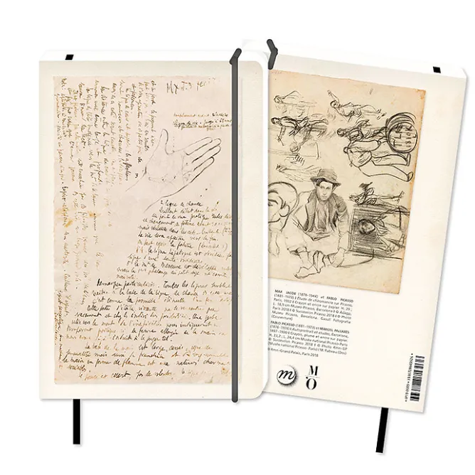 Boutiques de musées Cahier à élastique Pablo Picasso - Étude de chiromancie Clearance