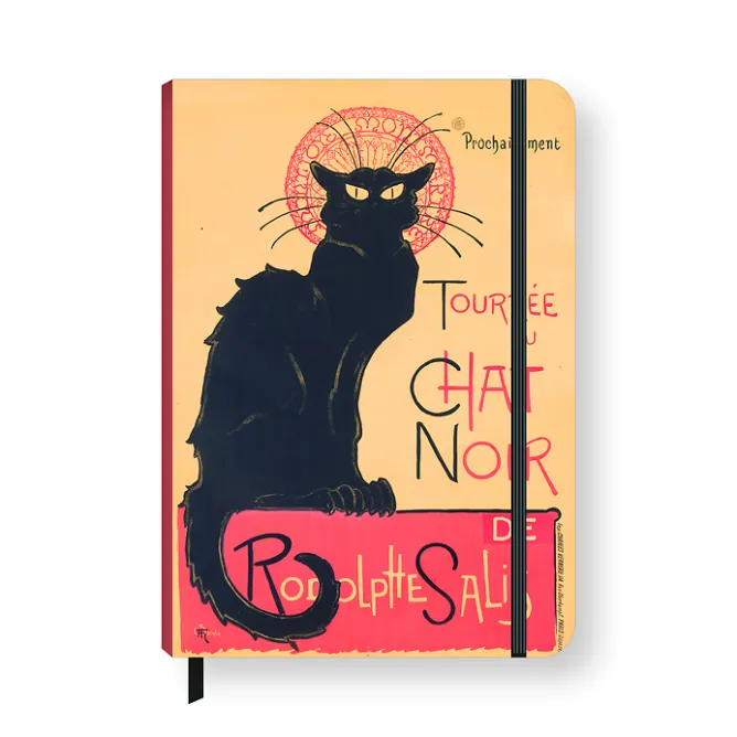 Cahiers Et Carnets<Boutiques de musées Cahier élastique Théophile-Alexandre Steinlen - Chat noir