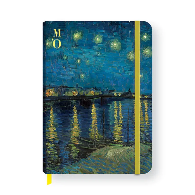 Boutiques de musées Cahier à élastique Vincent van Gogh - La Nuit étoilée, 1888 Clearance
