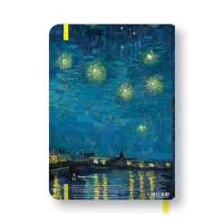 Boutiques de musées Cahier à élastique Vincent van Gogh - La Nuit étoilée, 1888 Clearance