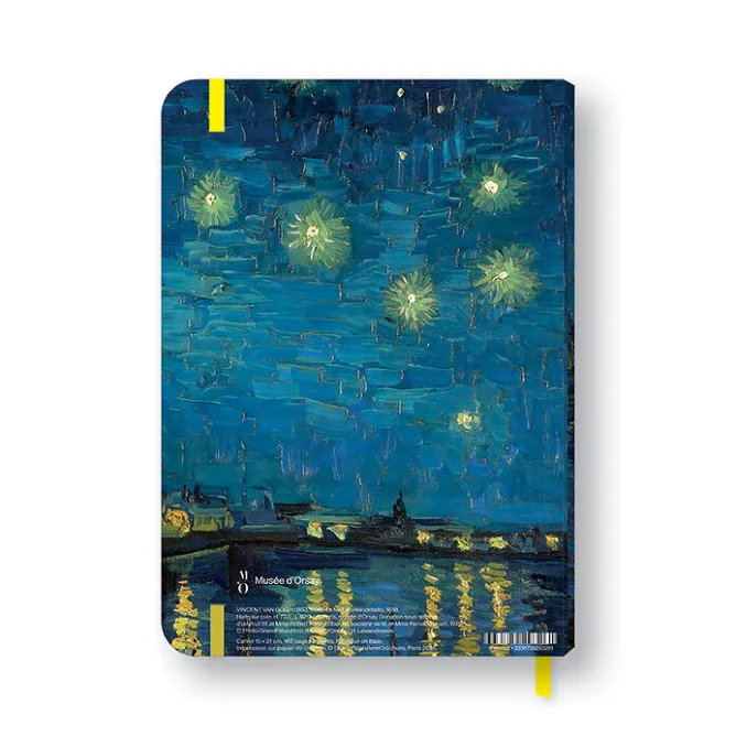 Boutiques de musées Cahier à élastique Vincent van Gogh - La Nuit étoilée, 1888 Clearance