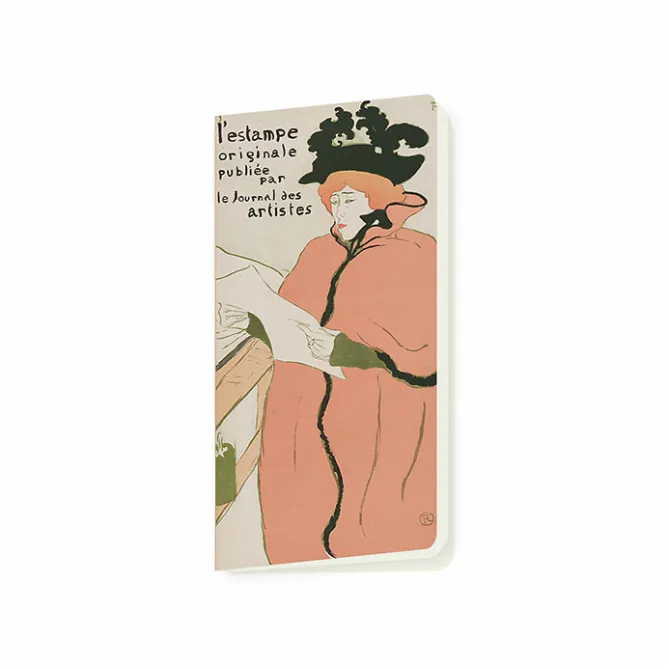 Boutiques de musées Cahier long Henri de Toulouse-Lautrec - L'estampe originale, 1893 Discount