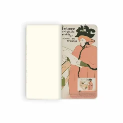 Boutiques de musées Cahier long Henri de Toulouse-Lautrec - L'estampe originale, 1893 Discount