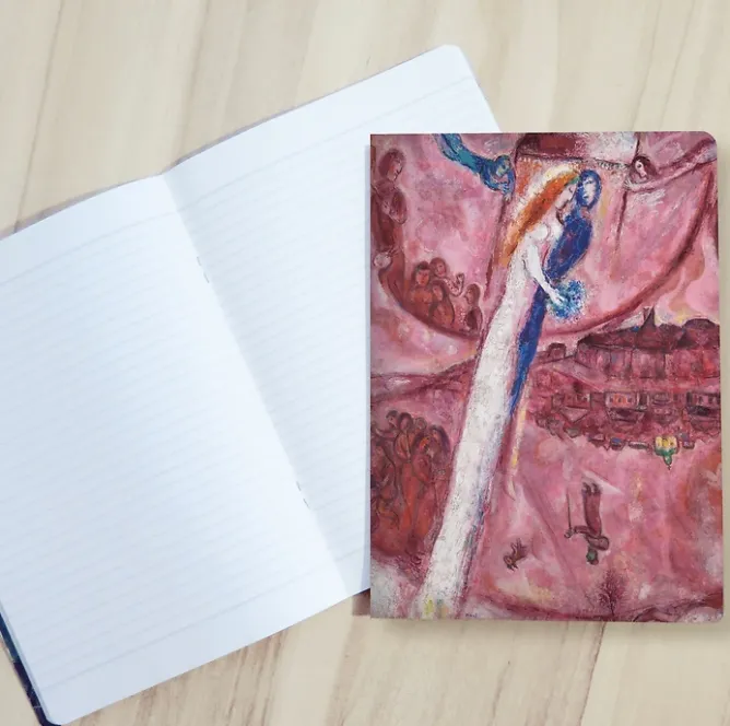 Boutiques de musées Cahier Marc Chagall - Le Cantique des Cantiques III Discount