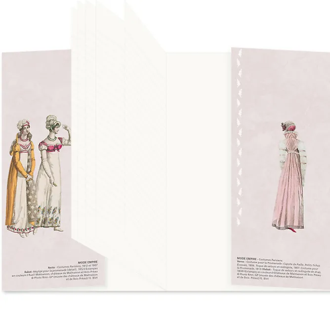 Boutiques de musées Cahier Mode Empire Outlet