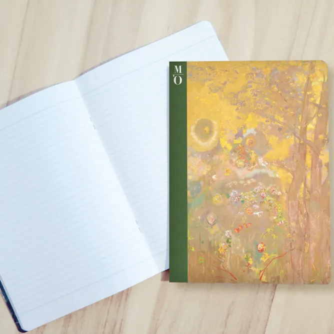 Boutiques de musées Cahier Odilon Redon - Arbres sur un fond jaune, 1901 Best