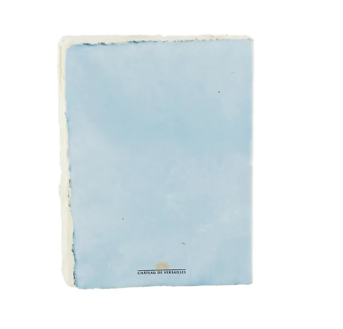 Boutiques de musées Cahier papier bouilli en cuve - Monogramme de Marie-Antoinette - Bleu Online