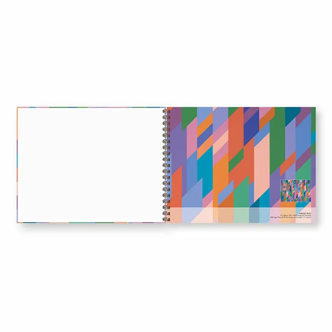 Boutiques de musées Cahier à spirale Bridget Riley - For Gengi, 1995-1996 Hot
