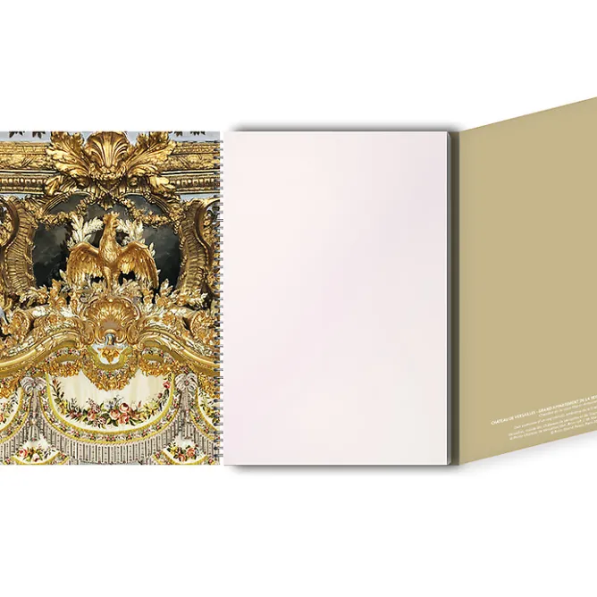 Boutiques de musées Cahier à spirale Château de Versailles - Chambre de la reine Marie-Antoinette Discount