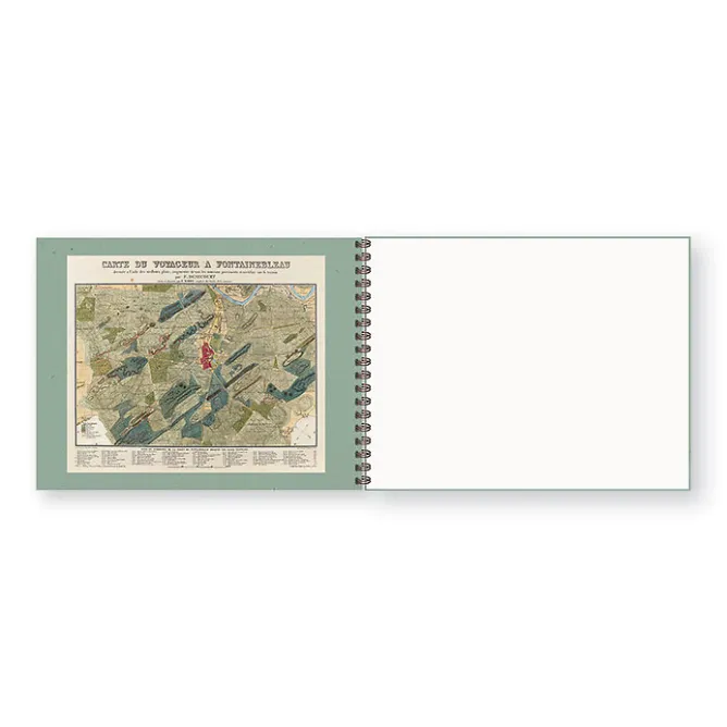 Boutiques de musées Cahier à spirale Claude-François Dénécourt - Souvenirs de Fontainebleau Best