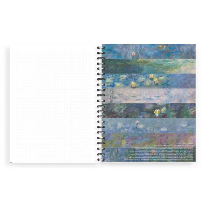 Cahiers Et Carnets<Boutiques de musées Cahier à spirale Claude Monet - Série des Nymphéas