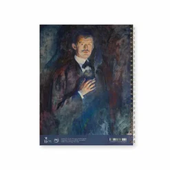 Cahiers Et Carnets<Boutiques de musées Cahier à spirale Edvard Munch - Autoportrait au bras de squelette, 1895
