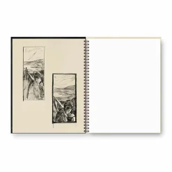 Cahiers Et Carnets<Boutiques de musées Cahier à spirale Edvard Munch - Autoportrait au bras de squelette, 1895