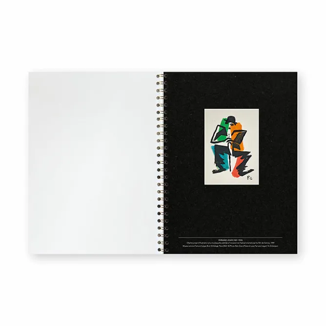 Cahiers Et Carnets<Boutiques de musées Cahier à spirale Fernand Léger - Charlot, 1949