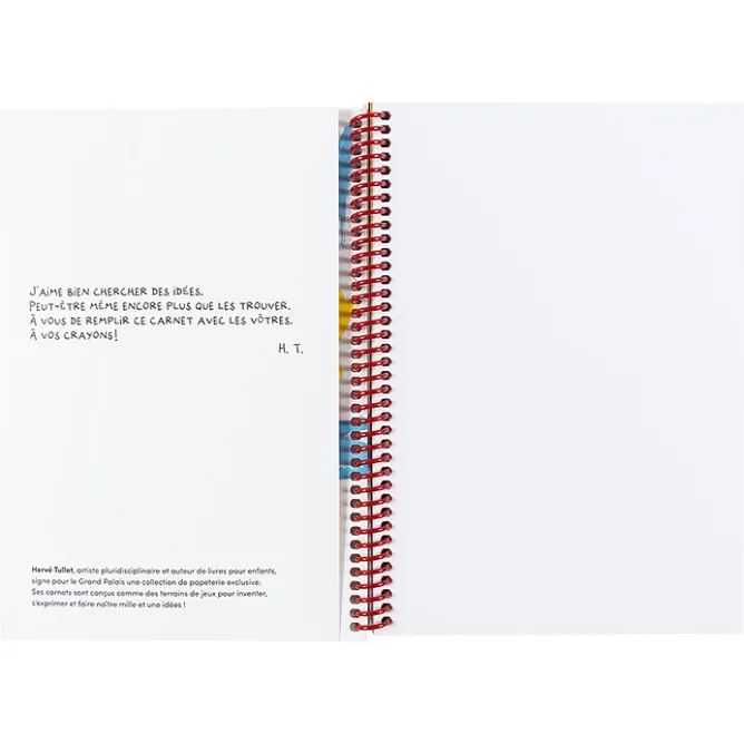 Papeterie Jeunesse|Cahiers Et Carnets<Boutiques de musées Cahier à spirale Hervé Tullet - J'aime bien