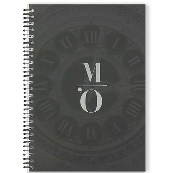 Cahiers Et Carnets<Boutiques de musées Cahier à spirale - Horloge M'O