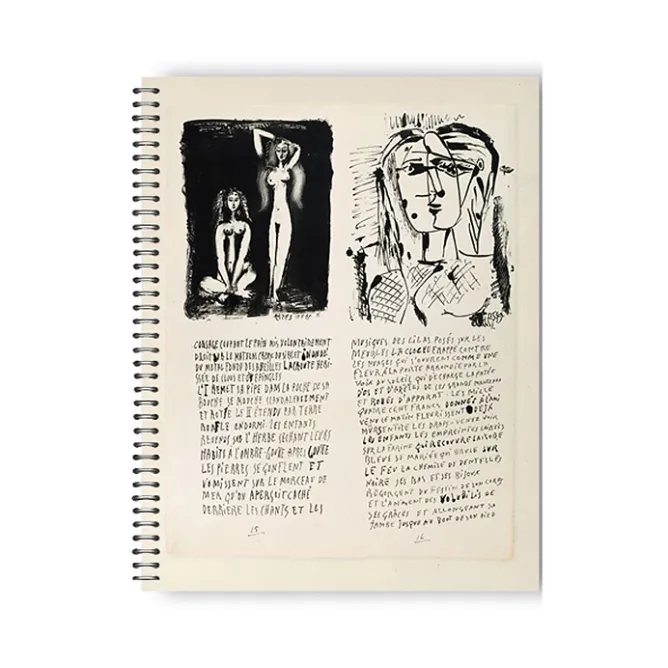 Cahiers Et Carnets<Boutiques de musées Cahier à spirales Pablo Picasso - Poèmes et lithographies