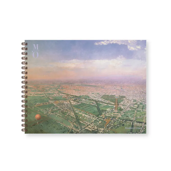 Boutiques de musées Cahier à spirale Victor Navlet - Vue générale de Paris, prise de l'Observatoire, en ballon, 1855 Best