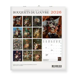 Boutiques de musées Calendrier 2026 - Bouquets du Louvre - 15,5x18cm Hot